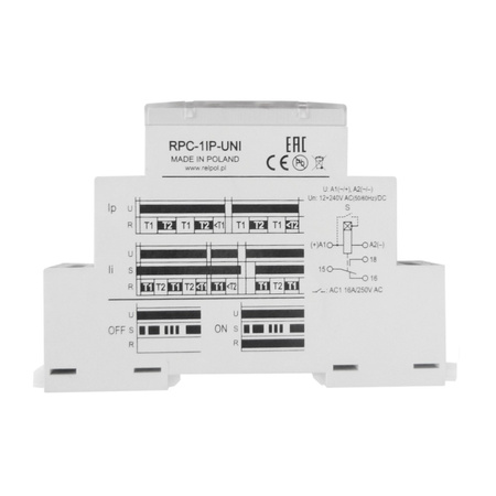 Zeitrelais 1P 12-240V Multifunktionsrelais Relais Time Relay Relpol RPC-1IP-UNI