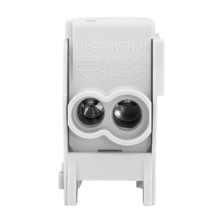 Hauptleitungsklemme Abzweigklemme HLAK 25-1/2 M2 grau Klemmblock Verteilerklemme 1P 1,5-25 mm2 1,5-16mm2 Pollmann 208 2080136