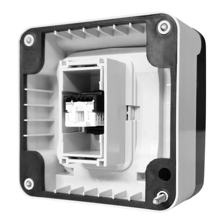 Steckdose RJ45 im Gehäuse hermetische IP66 SCAME 137.6481.60