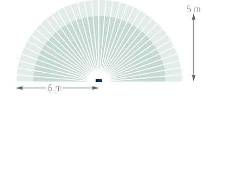 Theben theLeda D B AL LED-Pollerleuchte Wegeleuchte 8,5W 40cm TH-1020905