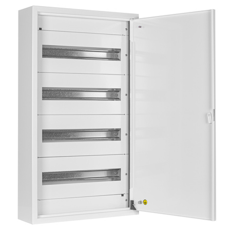 Doktorvolt Verteilerkasten Aufputz Sicherungskasten aus Metall 72 Module 4-reihig IP30 MN72/4/18