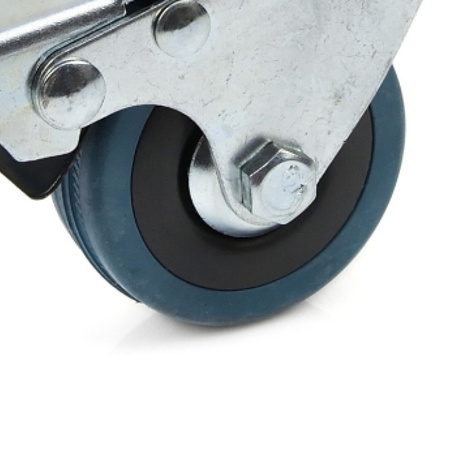 Lenkrolle Gummi PP mit Feststeller Ø50mm Ø75 mm G71502