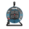 Kabeltrommel HAND PRO 20m 4x Steckdosen 230V IP44 H05RN-F 3x2,5 mm² W-96316