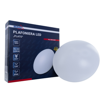 Deckenleuchte Deckenlampe Plato 2xE27 IP44 C37-PLA-285-2E27