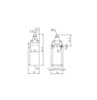 Endschalter 1NC/1NO Grenztaster Positionsschalter mit Rollendrucktaster XBS MVGK-102
