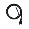 Anschlusskabel 4,5m IP44 mit geradem Stecker 250V 16A 3x2,5 mm² H05RR-F PP-40H Schwarz W-97278