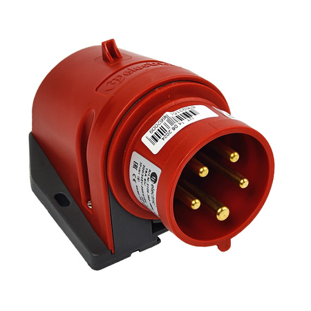 CEE Wandstecker mit Phasenwender Aufputz 5P 16A 400V IP44 3105-352-1600