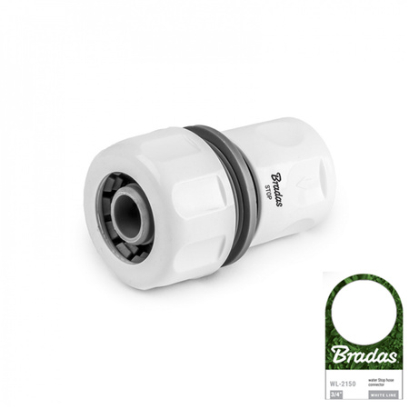 4tlg System-Anschluss-Set für Gartenschlauch 3/4" Schlauch Schnellkupplung WHITE LINE WL-5500-34K