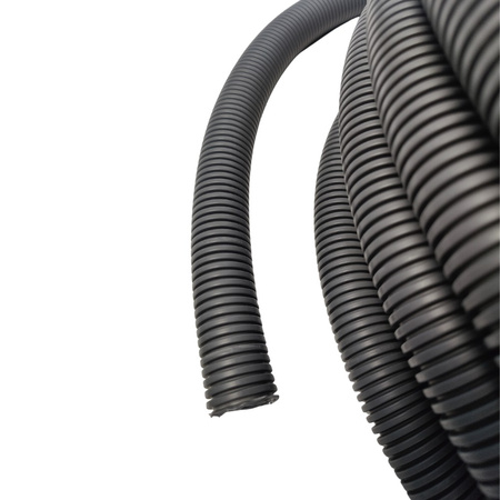 EM GROUP Wellrohr mit Zugdraht halogenfrei ungeschlitzt 750N Ø32mm 50m FEPCTAF3250