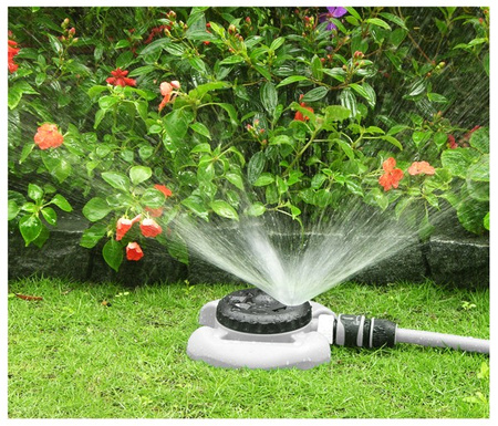 8-Funktionen Kreisregner Rasensprenger Regner Bewässerung WHITE LINE Bradas WL-Z15