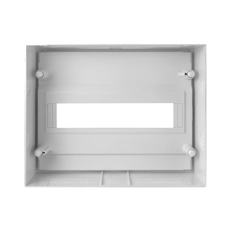 Verteilerschrank Aufputz Kleinverteiler 1 Reihe 12 Modulen Verteilerkasten Kleinverteiler weiß Hager VA12BN