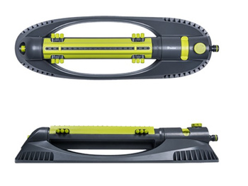 Viereckregner Rasensprenger 160m² 21 Düsen Regner Sprinkler LIME LINE BRADAS LE-6305