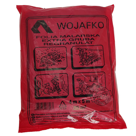 Lackierschutzfolie 4x5m Wojafko verschiedene Dicken DV-102