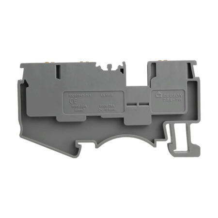 Reihenklemme 4mm2 3 Leiter Durchgangsklemme 1P Grau DS4-TW-01P-11-00AH