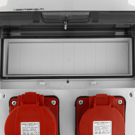 Baustromverteiler JUN 32A/16A/3x230V DOKTORVOLT® DV-6849-F