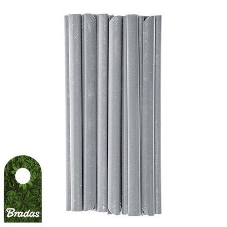 Befestigungsclips für Zaunblende 20 Stk hellgrau Bradas TOBK1920LGY