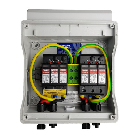 Solar Anschlusskasten DC 2x Phoenix 2801162 T1/T2 2-String 4mm Connector IP65 Doktorvolt DV-4555-FOT