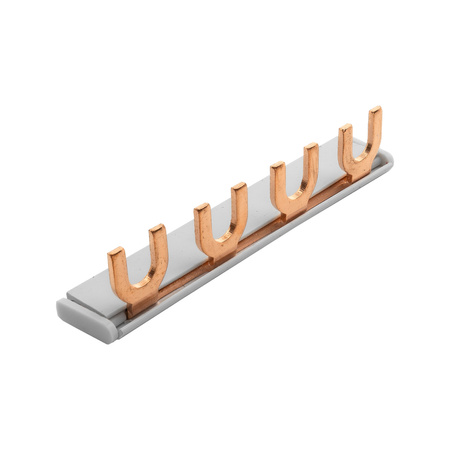 Phasenschiene 1P Gabel 4-polig 10mm2 PS/G Schiene Sammelschiene 63A DV-6695-PSG