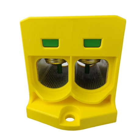 Morek Hauptleitungsklemme Anschlussklemme 25-150mm² 2xAl/Cu OTL 150-2 gelb-grün MAA2150Y10