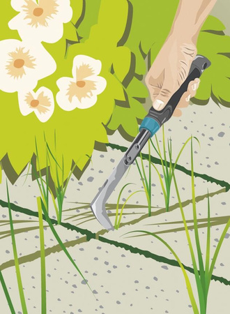 Fugenkratzer Unkrautstecher Fugenreiniger Unkrat Combisystem Gardena 08959-20