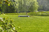 Gardena Viereckregner Aquazoom L Rasensprenger Fläche bis 350 m² Metallfilter Sprinkler 18714-20