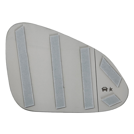 Außenspiegel Spiegelglas Links für OPEL INSIGNIA A 2008-2016 Fahrerseite mit Totwinkelassistent 315000430380