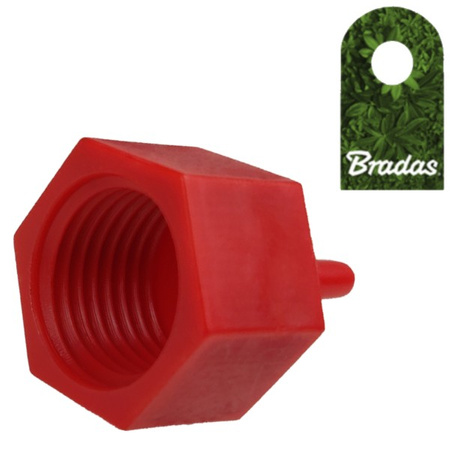 Nadel für Manometer mit Innengewinde 1/4" Kunststoff Druckmessung Bradas DSWA11-41L