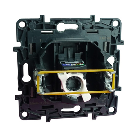 Computersteckdose RJ45 CAT5e UTP schwarz Niloe Step 863559