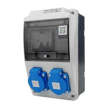 Baustromverteiler Wandverteiler Stromverteiler XS-S/FI 2x230V Siemens Schutz Komplett DV-5527-D