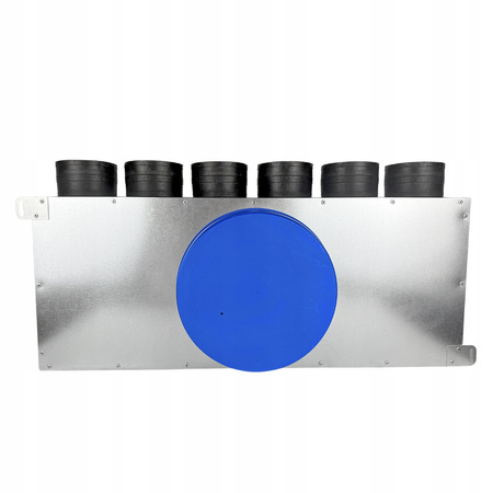 Achtfacher Rohrverteiler 6×75mm / 160mm E-KRR-6X75/200-OC (0+6+0)