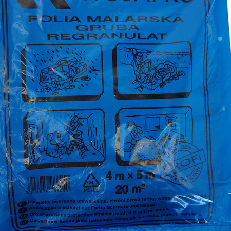 Lackierschutzfolie 4x5m Wojafko verschiedene Dicken DV-101