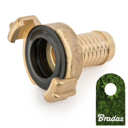 Geka-System Schnellkupplung Schlauchtülle Klauenkupplung GEKA 1/2" - 13mm Bradas BR-GK101