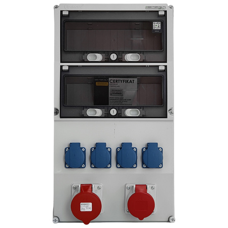 Stromverteiler eXT 32A 16A 4x230V Baustromverteiler Doktorvolt DV-2322-D