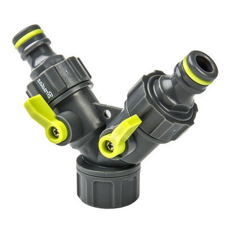 Y-Stück 3/4 mit 2 Ventilen LIME LINE BRADAS LE-02220K