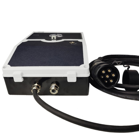 Doktorvolt WALLBOX Ladegerät Home Ladestation 11 kW mit Typ 2 Ladekabel 5 Meter für Elektro- und Hybridfahrzeuge DV-9970-EV