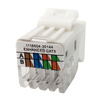 Einbaumodul Internet Modularkupplung CAT5e RJ45 8/8 KeyStone Konnektor Netzwerk Adapter SNAP-IN TEM PD12 Einsatz KA11-U