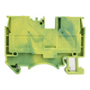 Schutzleiter-Reihenklemme 10mm2 gelb-grün Erdungsklemme UL DS10-PE-01P-1C-00AH