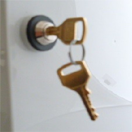 Schaltschrank mit Schloss UNI-1 Verteilerschrank Industriegehäuse IP65 E-P 43.1