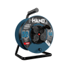 Kabeltrommel HAND PRO 50m 4x Steckdosen 230V IP44 H05RN-F 3x1,5 mm² W-96307