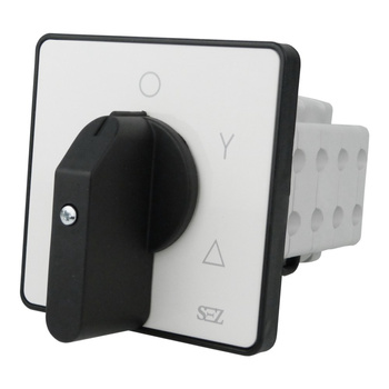 SEZ Nockenschalter 3P 63A 0-Y-Δ Asynchronmotoren mit Griff S63 JD 9551 A6