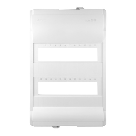 Verteilerschrank Unterputz Sicherunngskasten 2 Reihen 24 Modulen Verteilerkasten Kleinverteiler weiß Hager Volta 2x12 VU24AT