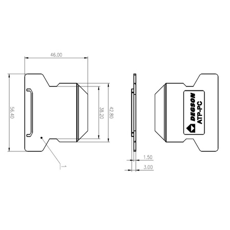 10Stk. Reihenklemmen Abteilungstrennplatte Trennplatte 1,5mm ATP-PC grau ATP-PC-01P-11-00A(H)