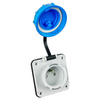 Hermetische Steckdose Einbausteckdose 230V IP68 3101-377-0900