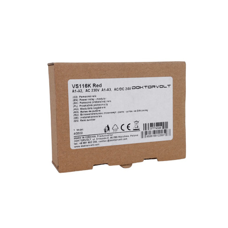 Installationsrelais Hilfsrelais VS116K Rot VS116K/RED