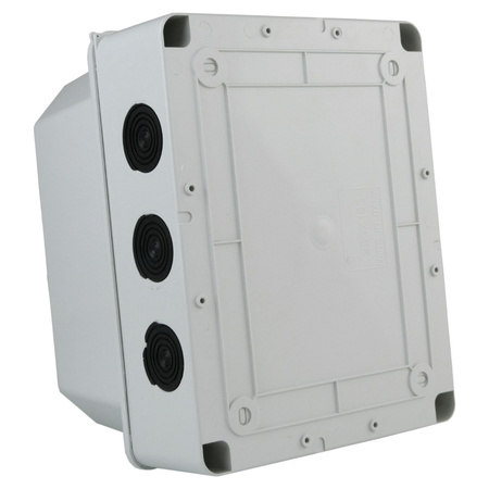 Abzweigkasten 240x190x170 mm 12 Dichtmembranen Aufputz Abzweigdose Verbindungsdose Industriegehäuse IP66 M-L 010.PG.CA.G