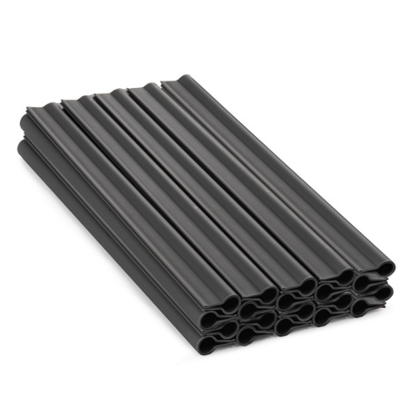 Zaunband 19cmx36m grau Zaun- Palisadenband Sichtschutz Lärmschutz BRADAS TOB2001936GY