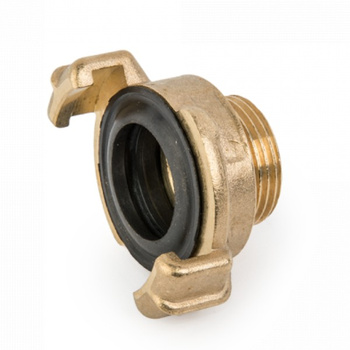 Klauenkupplung GEKA Außengewinde 1" Messing Schnellkupplung BRADAS BR-GK113A