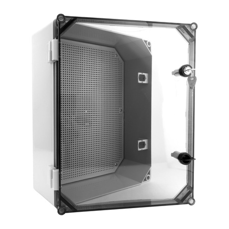 Schaltschrank mit Schloss UNI-1/T AP Verteilerschrank IP65 Industriegehäuse E-P 43.11