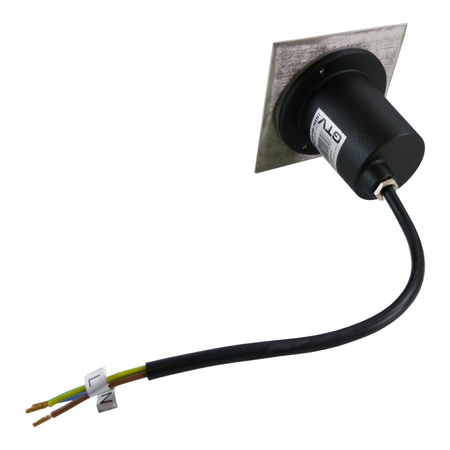 Bodeneinbaustrahler GU10 10W IP67 inox Bodenstrahler Bodeneinbauleuchte Gartenleuchte Ohne Birne GTV ON-ALFAKGU10-06-MINI