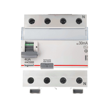 Fehlerstromschutzschalter Fi-Schalter 4P 40A 0.03A typ AC Legrand 411708